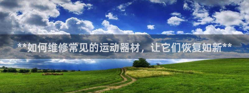 注册意昂3：**如何维修常见的运动器材，让它们恢复如