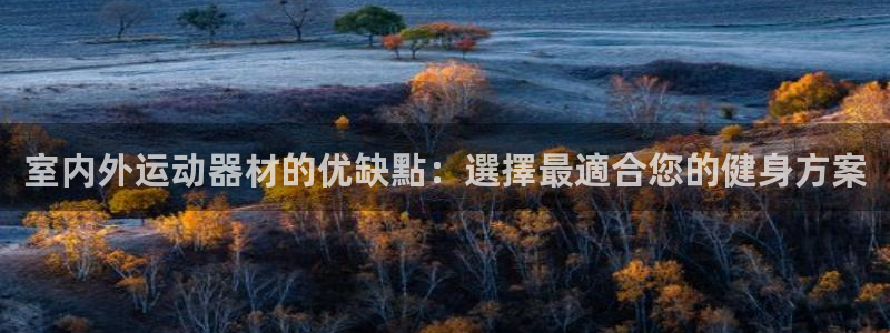 意昂3集团官网网址：室内外运动器材的优缺點：選擇最適