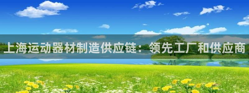 意昂3娱乐代理怎么样：上海运动器材制造供应链：领先工