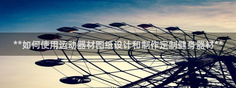 意昂3新能源：**如何使用运动器材图纸设计和制作定制