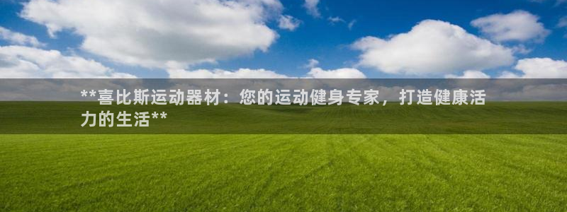 意昂体育3：**喜比斯运动器材：您的运动健身专家，打
